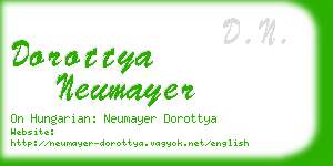 dorottya neumayer business card